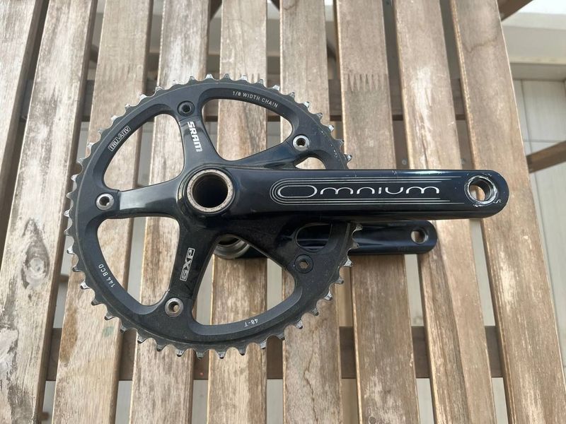 Used Sram Omnium Drivetrain & Pedals