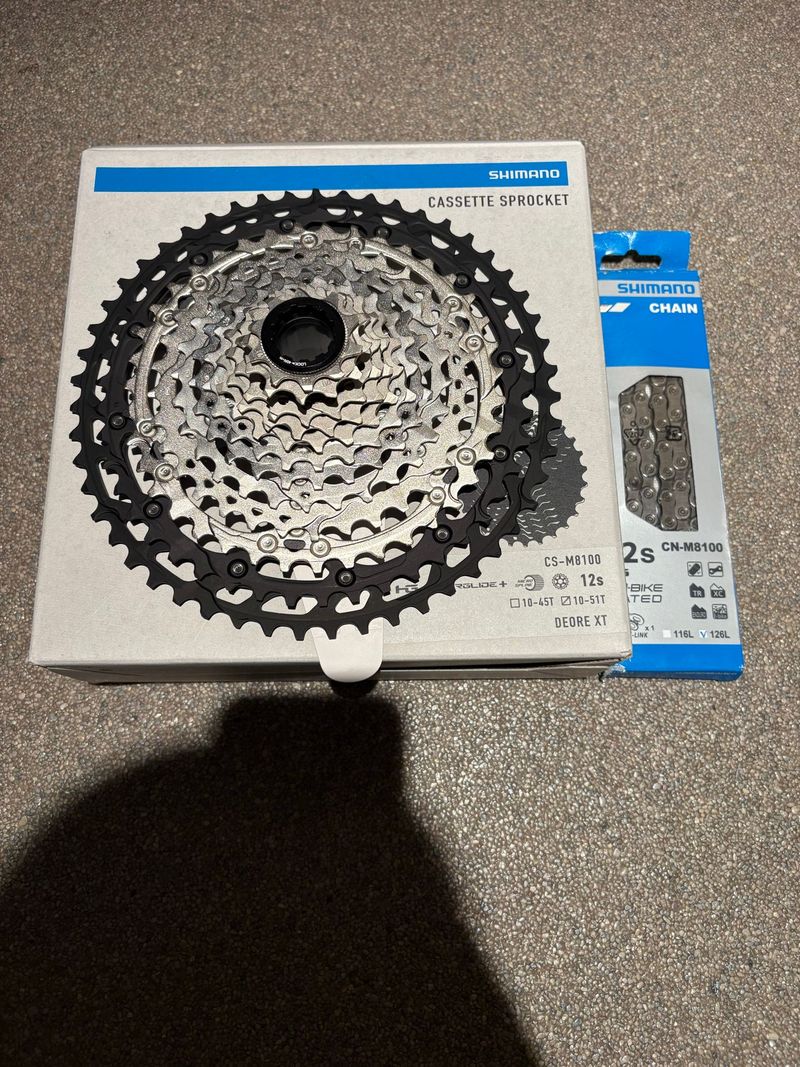 Used Shimano Deore XT CS-M8100 2026 Drivetrain & Pedals
