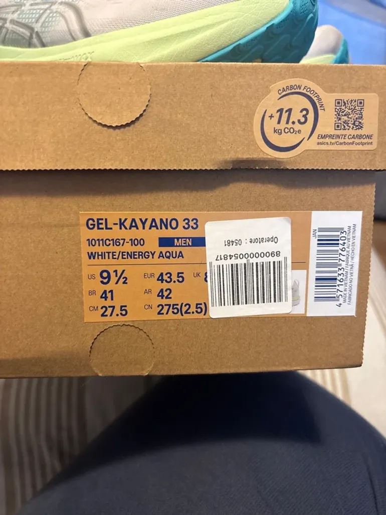 Asics Gel-Kayano 33 bike usato — immagine 3 di 8