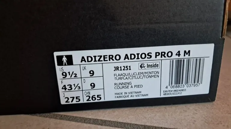 Used Scarpa Adizero Adios Pro 4 bike — image 5 of 6