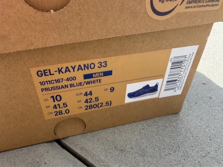 White GEL-KAYANO 33 bike d'occasion — image 4 sur 4