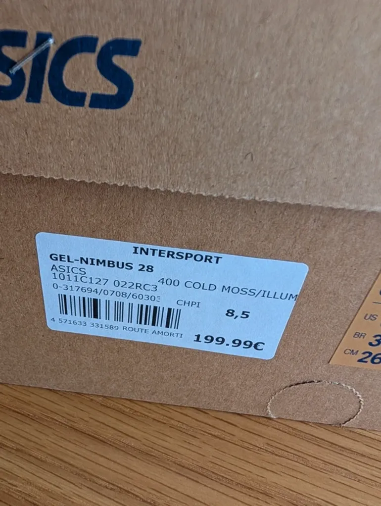 Tweedehands Asics Gel Nimbus 28 bike — afbeelding 12 van 14