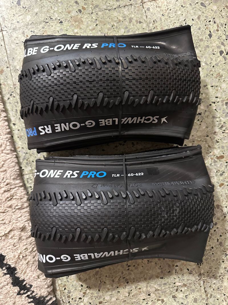 Used Schwalbe G-One RS Pro TLR 2026 Tyres & Tubes