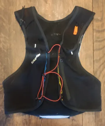 Used Salomon Adv Skin 5L Race Flag bike — image 2 of 2