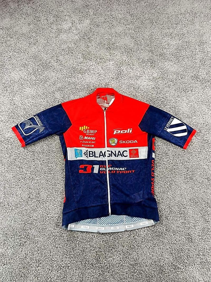 Gebrauchtes Poli Premium maillot velo homme taille s -89 8354 cyclisme route respirant Blagnac Cycling Clothing