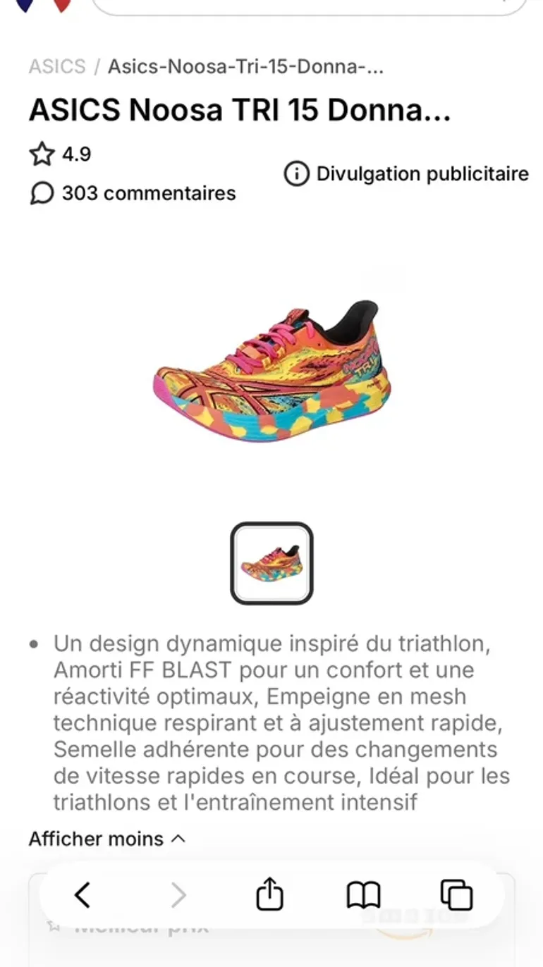 Tweedehands Asics Running Shoes bike — afbeelding 6 van 6