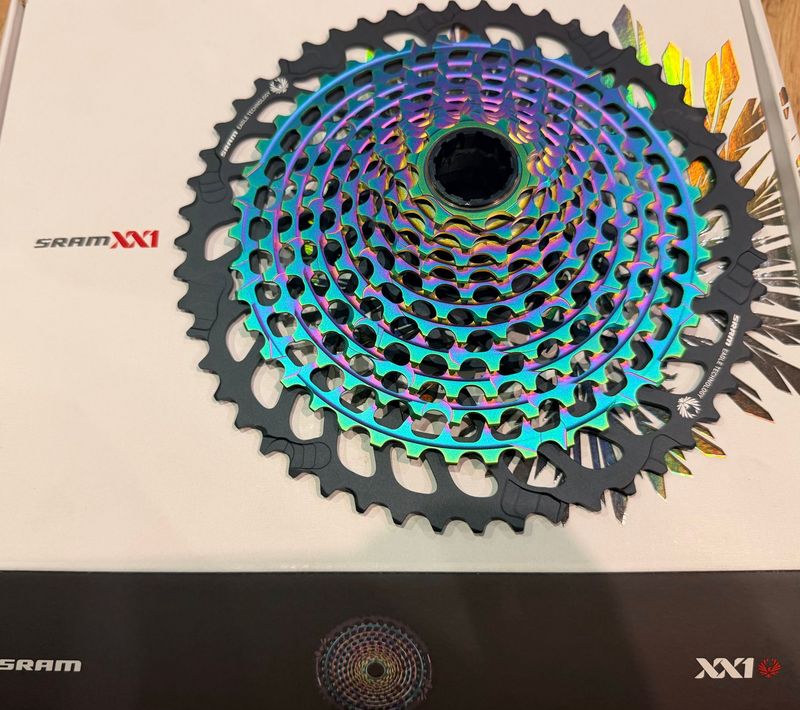 Used Sram XX1 Rainbow Cassette Drivetrain & Pedals