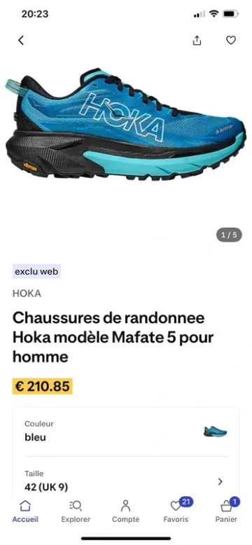 Použité Hoka Mafate 5 bike — obrázek 7 z 7