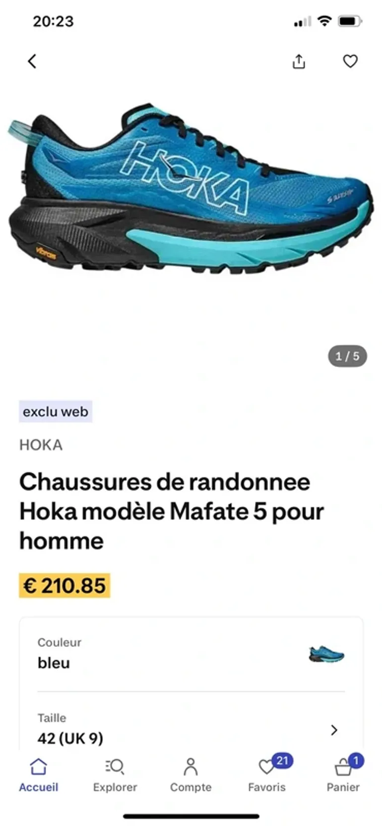 Použité Hoka Mafate 5 bike — obrázek 7 z 7