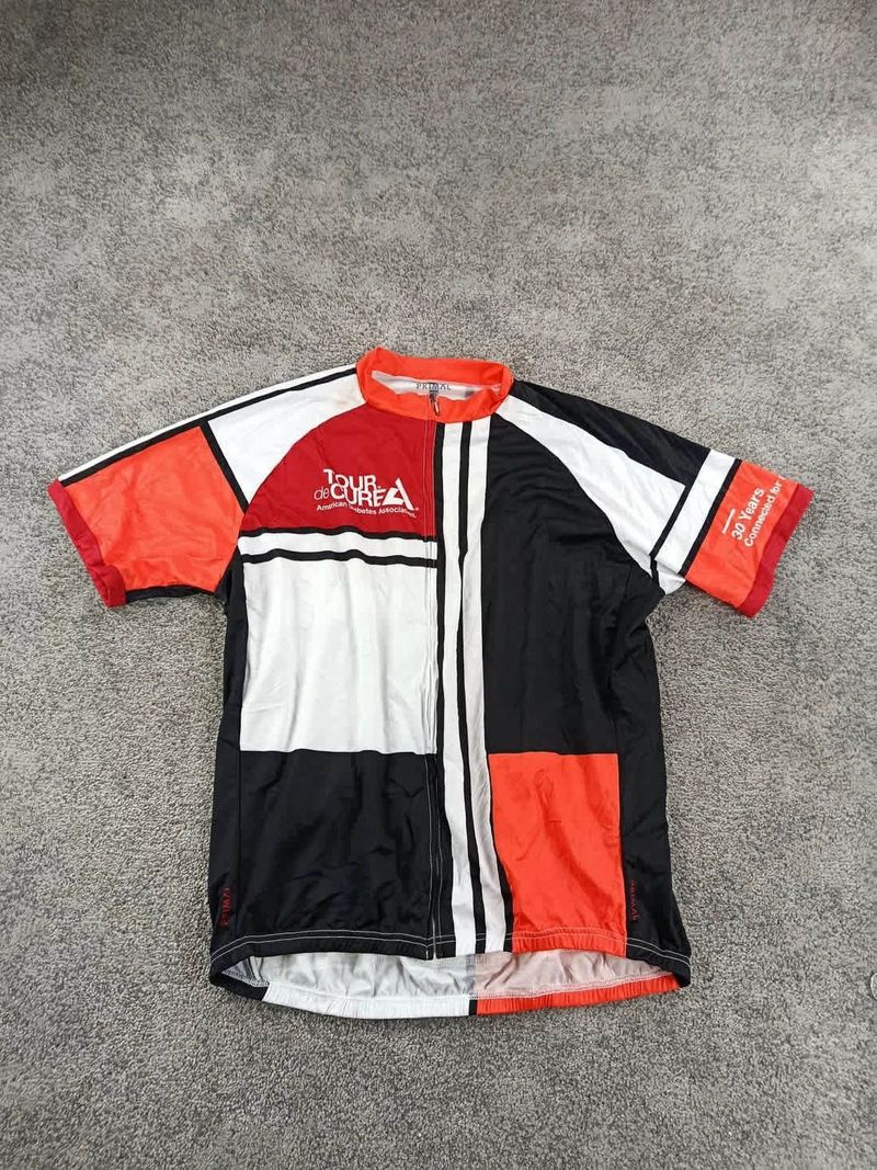 Used primal maillot velo homme taille 4xl -38 6804 cyclisme route respirant usa diabete Cycling Clothing