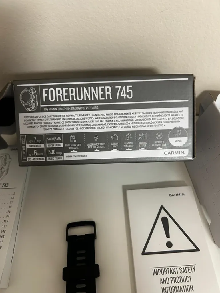 Used Garmin Forerunner 745 Music bike — image 4 of 6