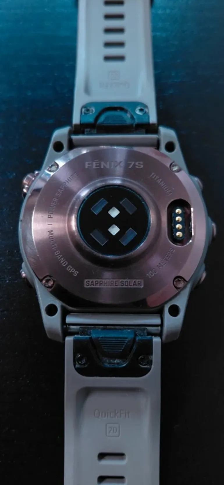Used Garmin Fenix 7s Pro Sapphire Solar bike — image 7 of 7