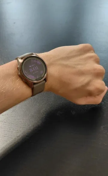 Used Garmin Fenix 7s Pro Sapphire Solar bike — image 4 of 7