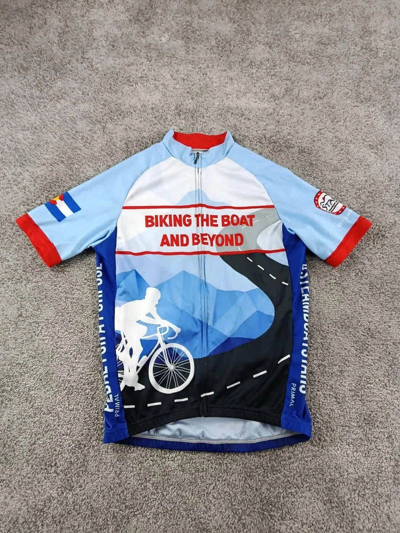 Używany primal maillot velo homme taille xs -34 7658 cyclisme route respirant Boat and biking Cycling Clothing