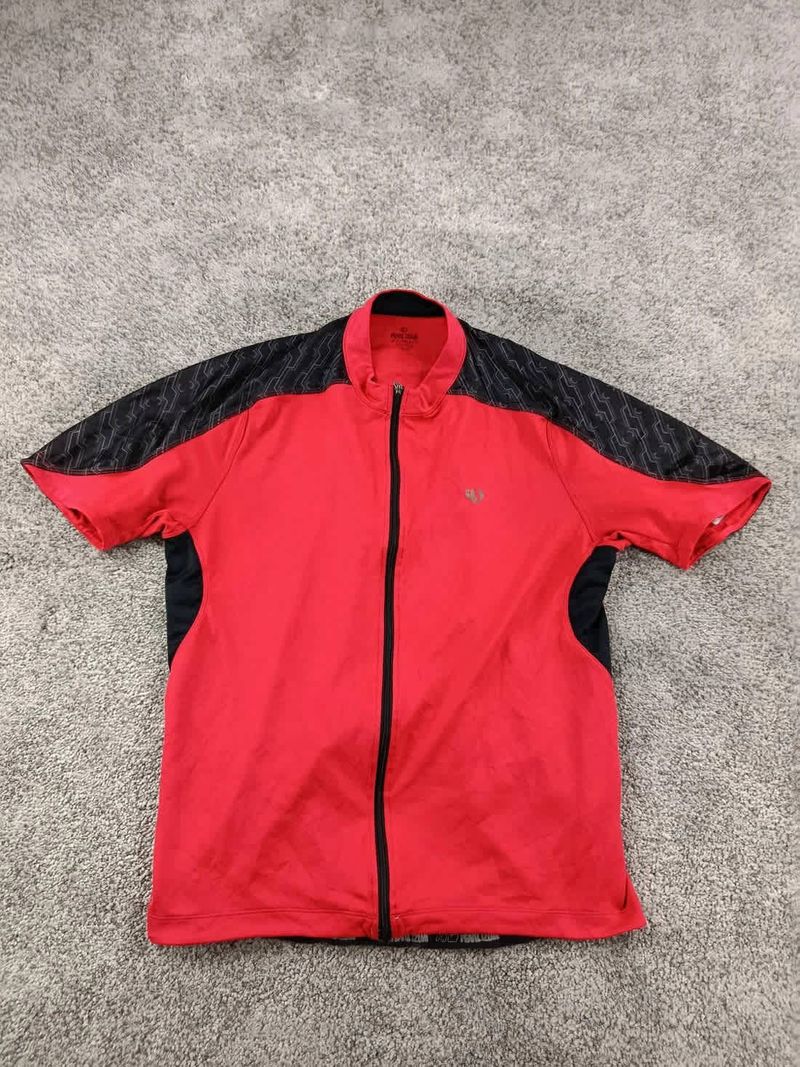 Używany Pearl Izumi maillot velo homme taille l -34 7490 cyclisme route respirant rouge Cycling Clothing