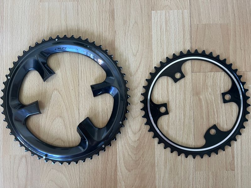 Gebrauchtes Shimano Dura-Ace 11s Chainrings 53-44 Drivetrain & Pedals