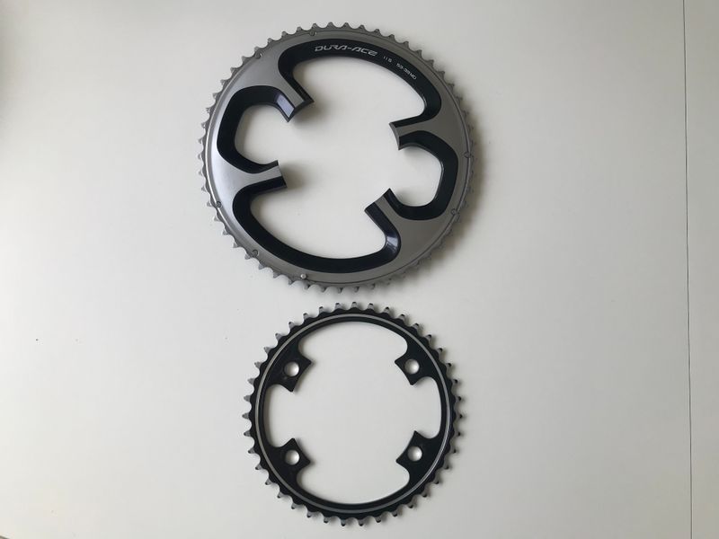 Używany Shimano Dura-Ace FC-R9000 Chainring Drivetrain & Pedals