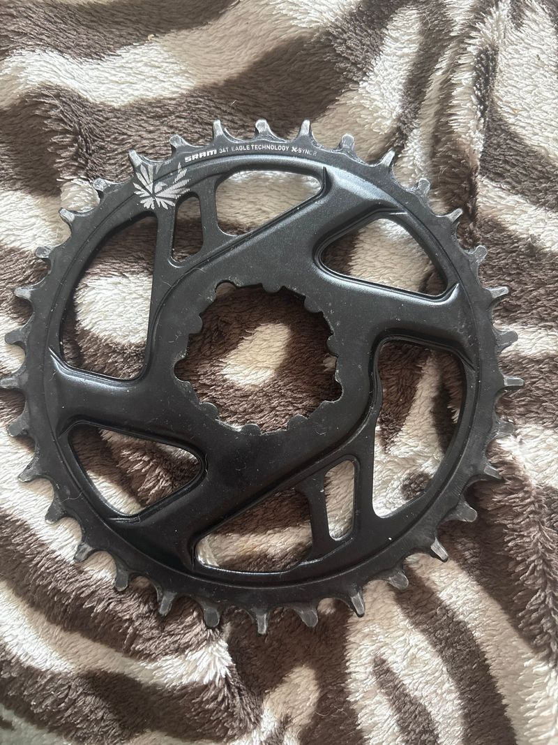 Used Sram X-Sync 2 Eagle 34T Chainring 2024 Drivetrain & Pedals