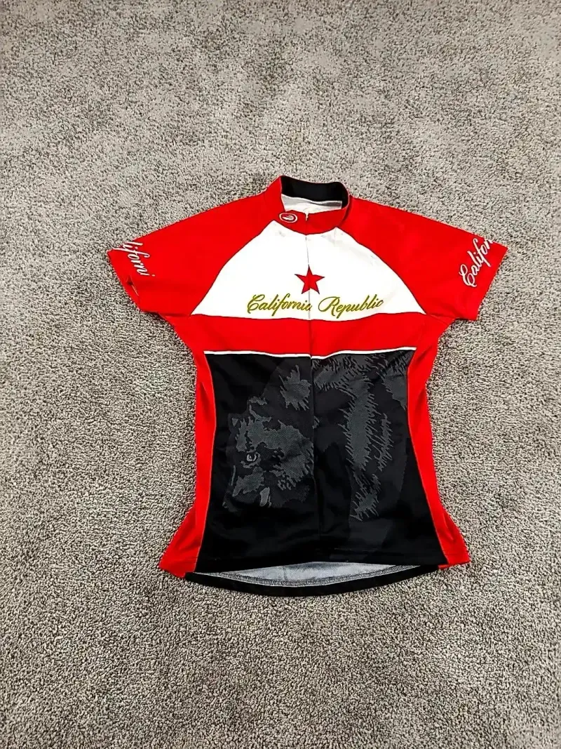 Käytetty sans marque performance maillot velo femme taille M -13 9273 cyclisme route respirant californie us Cycling Clothing