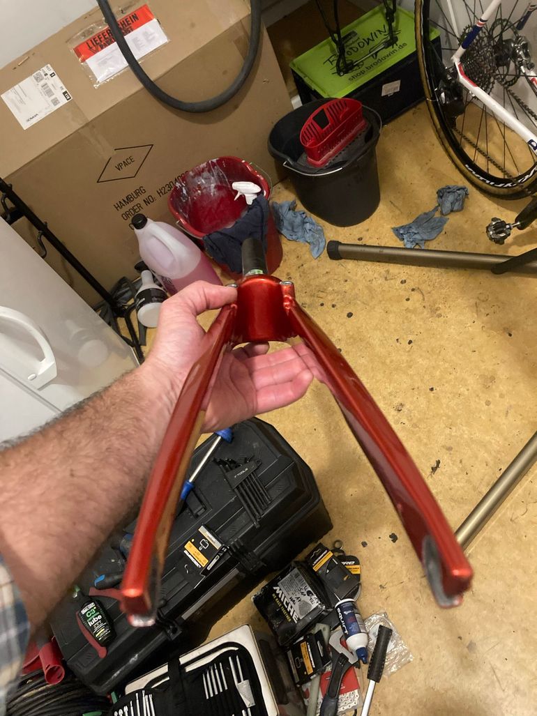 Brugt Van Rysel EDR CR Fork bike — billede 4 af 5