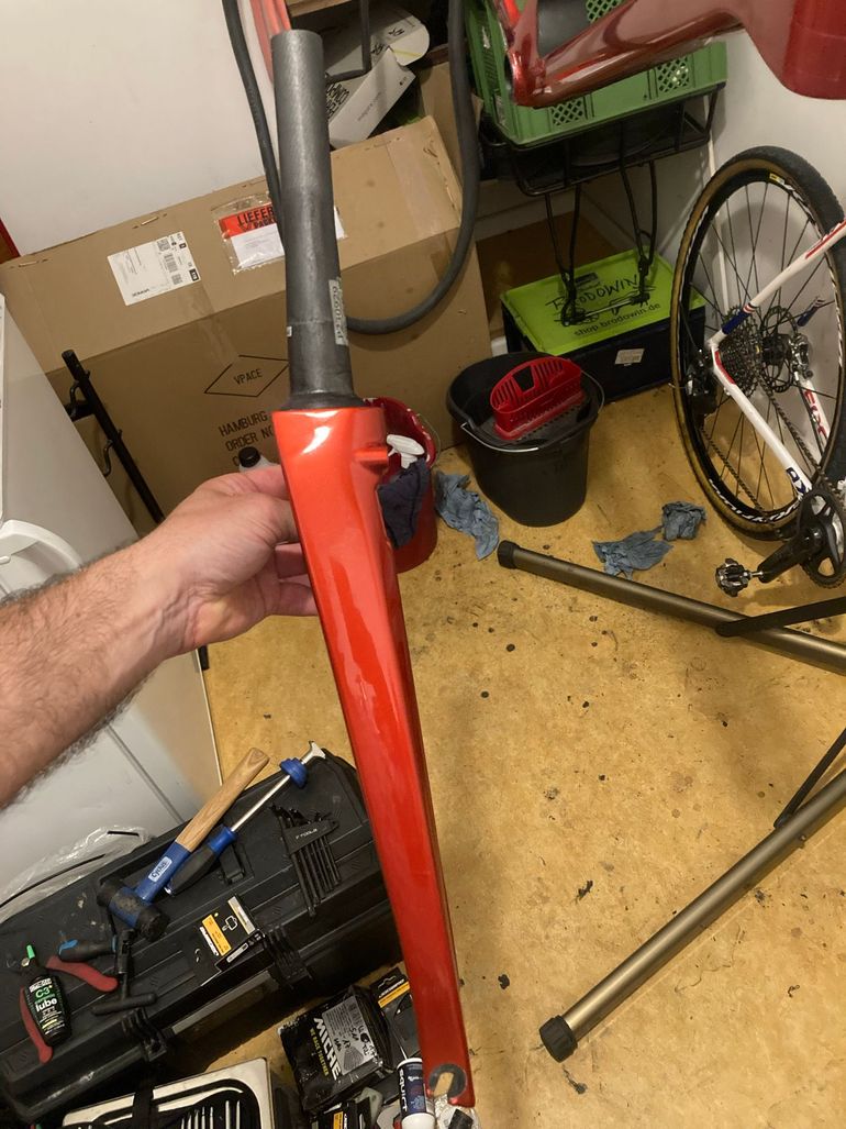 Brugt Van Rysel EDR CR Fork bike — billede 3 af 5