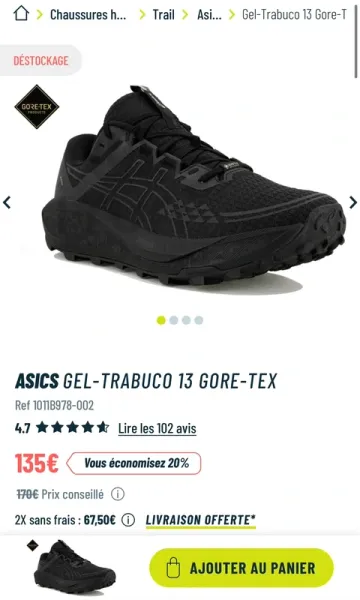 Used Asics Gel-Trabuco 13 Gtx bike — image 8 of 10