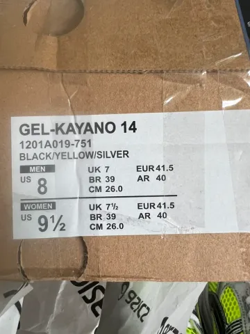 Used Asics Gel Kayano 14 bike — image 10 of 11