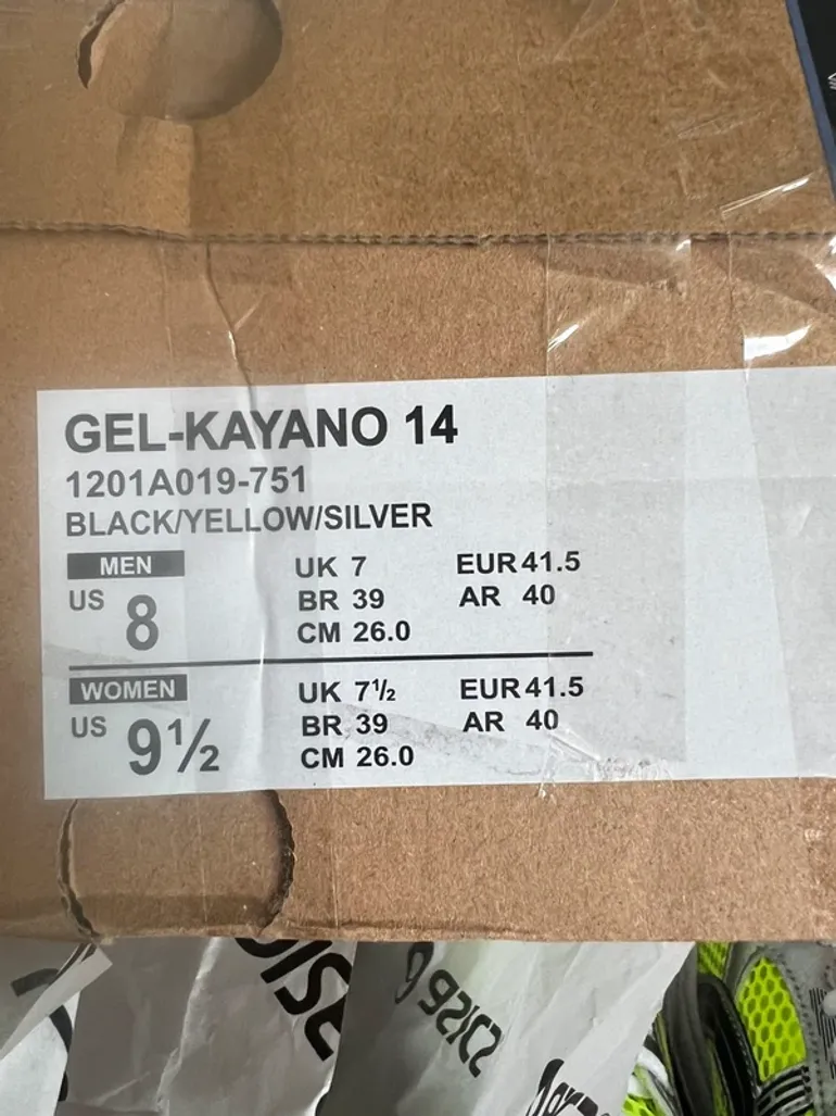 Used Asics Gel Kayano 14 bike — image 10 of 11