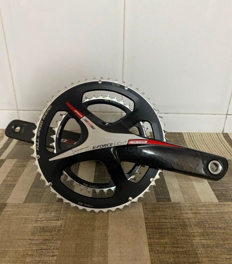 Used Fsa K-Force Light Carbon Drivetrain & Pedals