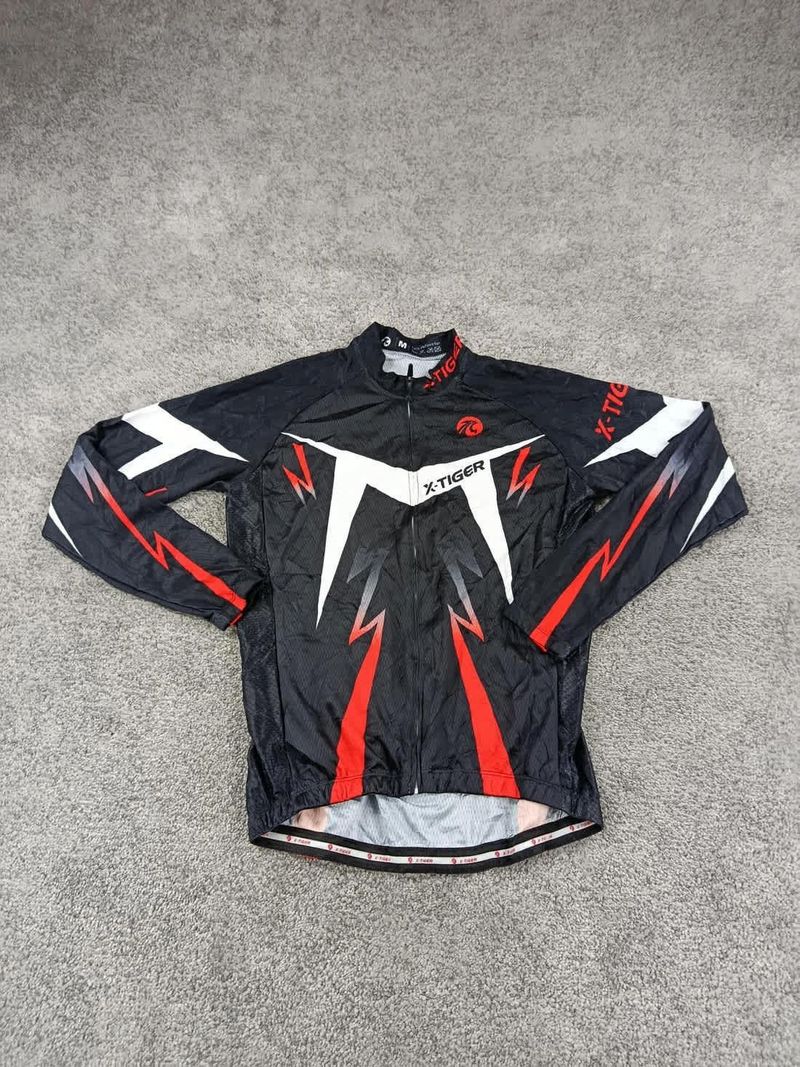 x-tiger maillot velo homme taille m -06 7453 cyclisme route respirant manches longues Cycling Clothing d'occasion
