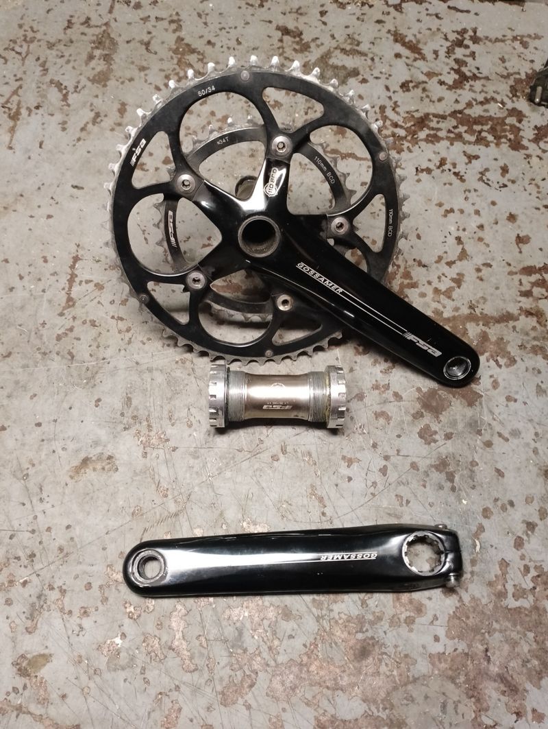 Fsa Gossamer Pro Drivetrain & Pedals de segunda mano