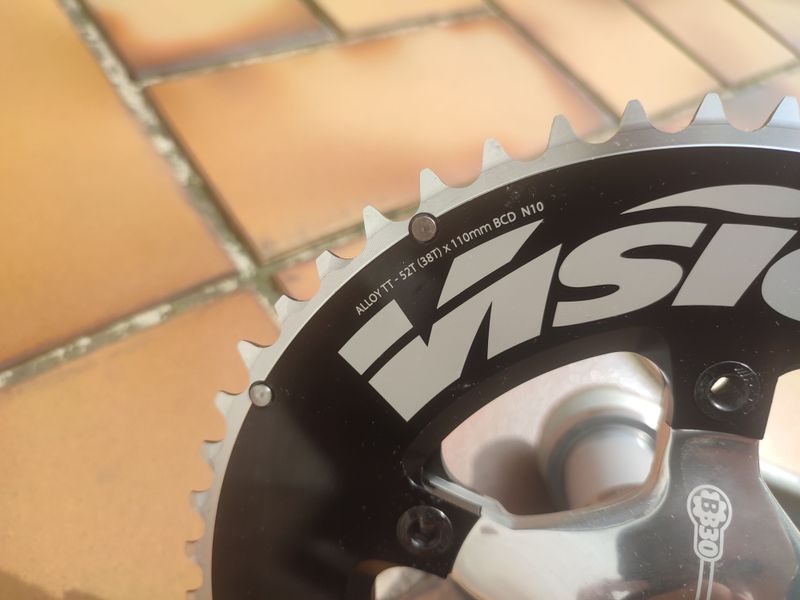 Brugt Vision TriMax Alu Crankset Drivetrain & Pedals