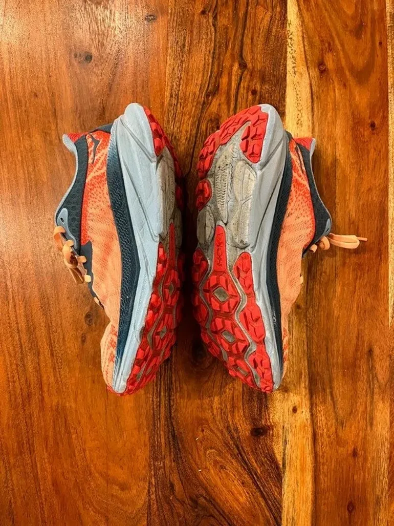 Used Orange Hoka Running Shoes bike — image 3 of 6