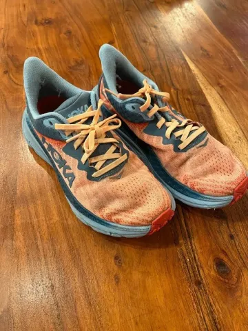 Used Orange Hoka Running Shoes bike — image 2 of 6