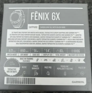 Used Garmin Fenix 6X bike — image 2 of 6