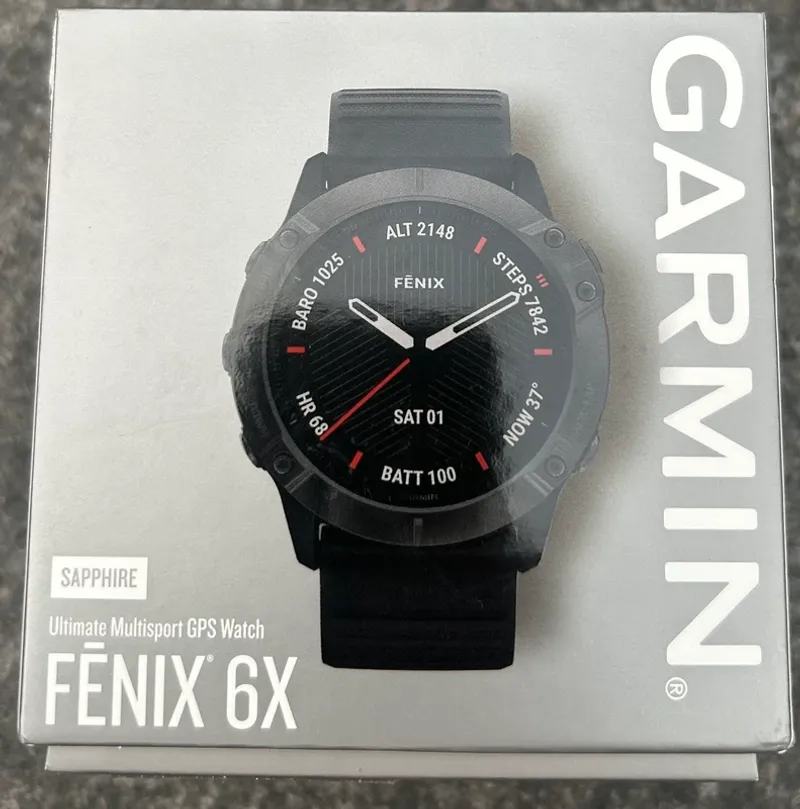 Used Garmin Fenix 6X Electronics