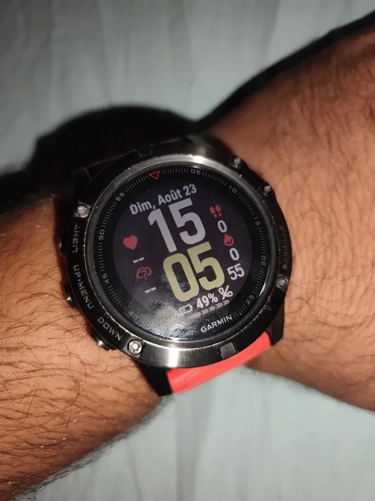 Used Garmin Fenix 5x Sapphire bike — image 6 of 10