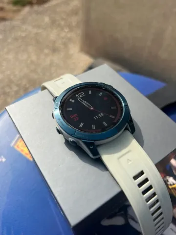 Used Garmin Fenix 7x Sapphire Solar bike — image 5 of 5