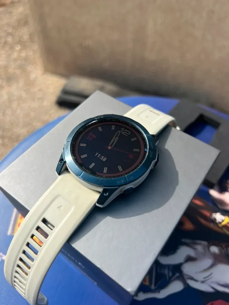 Used Garmin Fenix 7x Sapphire Solar bike — image 3 of 5