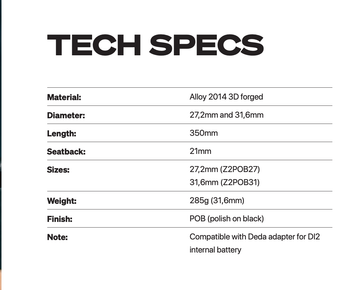 Deda Elementi Zero2 Seatpost bike de segunda mano — imagen 4 de 4