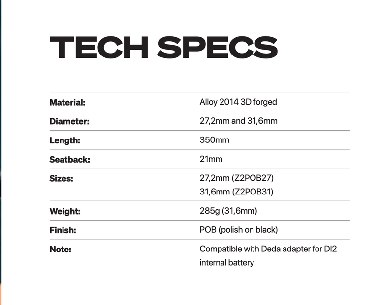 Deda Elementi Zero2 Seatpost bike de segunda mano — imagen 4 de 4
