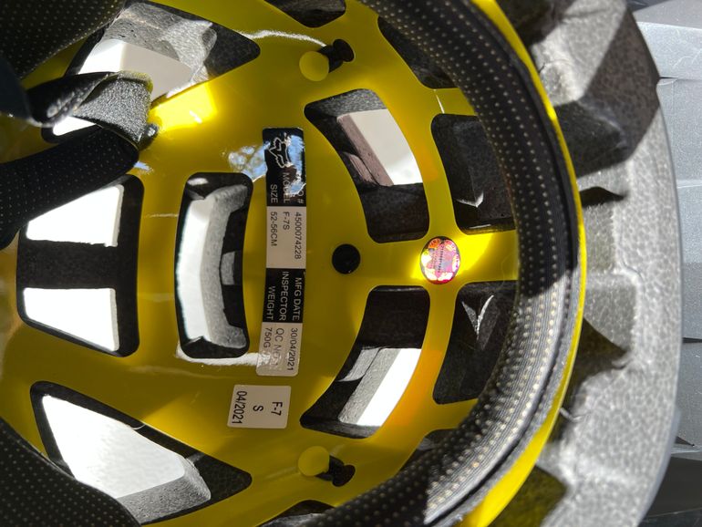 Used Fox Racing Proframe Full Face Helmet bike — image 5 of 6