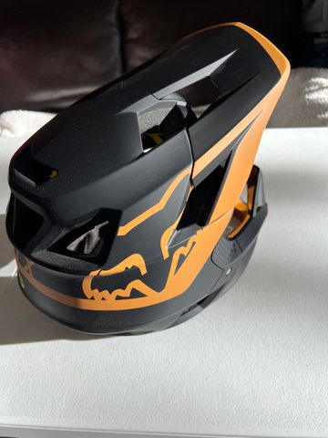 Used Fox Racing Proframe Full Face Helmet bike — image 4 of 6