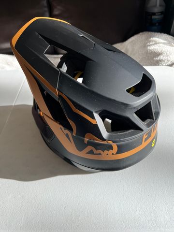 Used Fox Racing Proframe Full Face Helmet bike — image 3 of 6