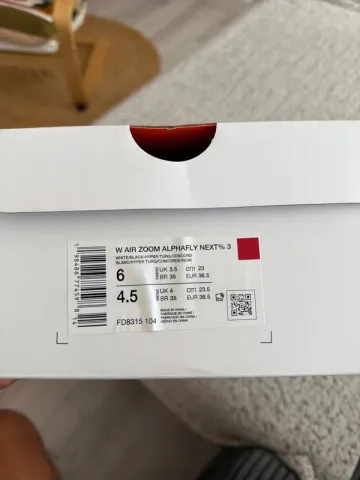 Used Orange Nike Air Zoom Alphafly NEXT% 3 bike — image 1 of 7