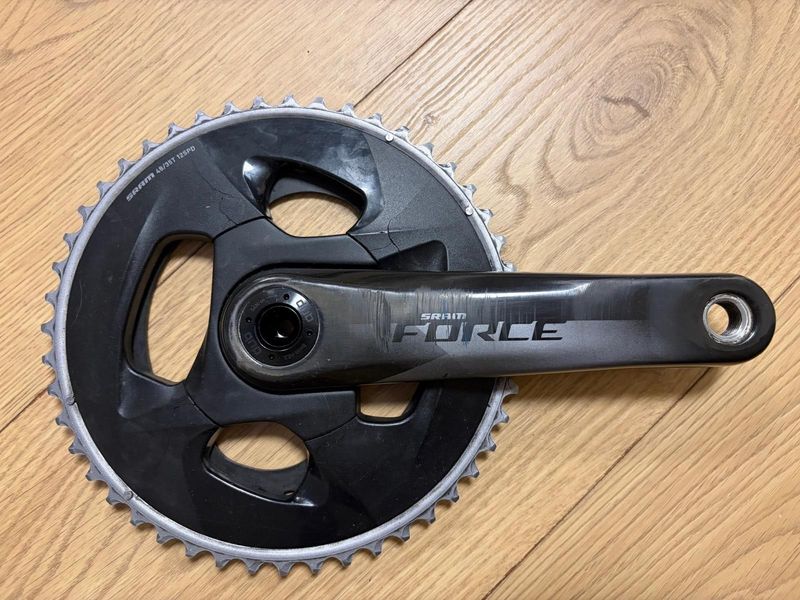 Käytetty Sram Force Crankset (FC-FRC-D1) 170mm, 48/35T Drivetrain & Pedals