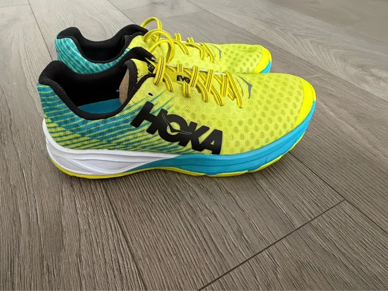 Used Hoka Evo Carbon Rocket Running Shoes