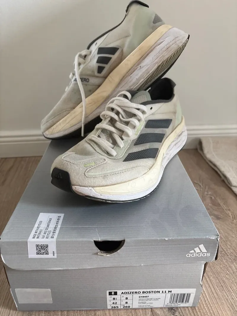 Used Adidas Adizero Boston 11 Running Shoes