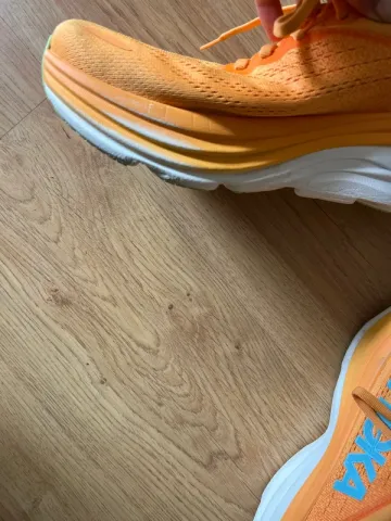 Orange Hoka Laufschuhe bike usato — immagine 7 di 8