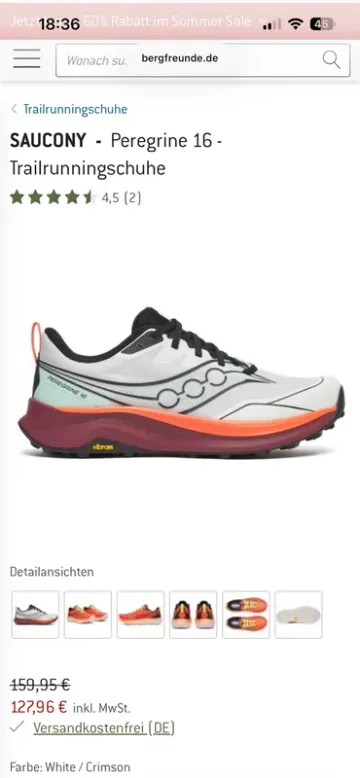 Used Saucony Peregrine 16 bike — image 6 of 6